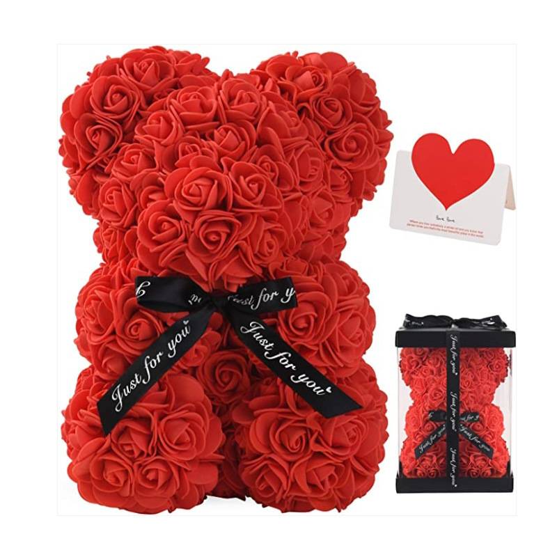Rose Bear Artificial Roses Keepsake