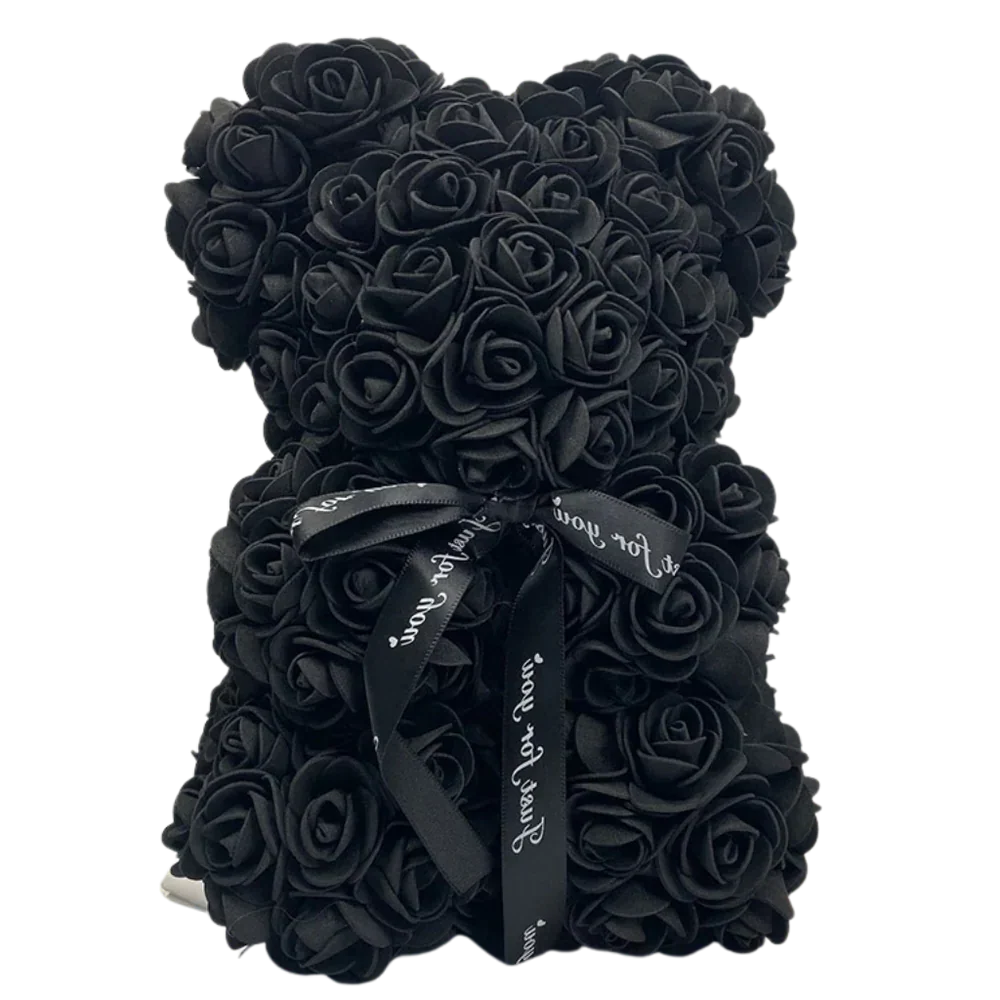 Rose Bear Synthetic Foam 9.8 Inch Lasting Keepsake