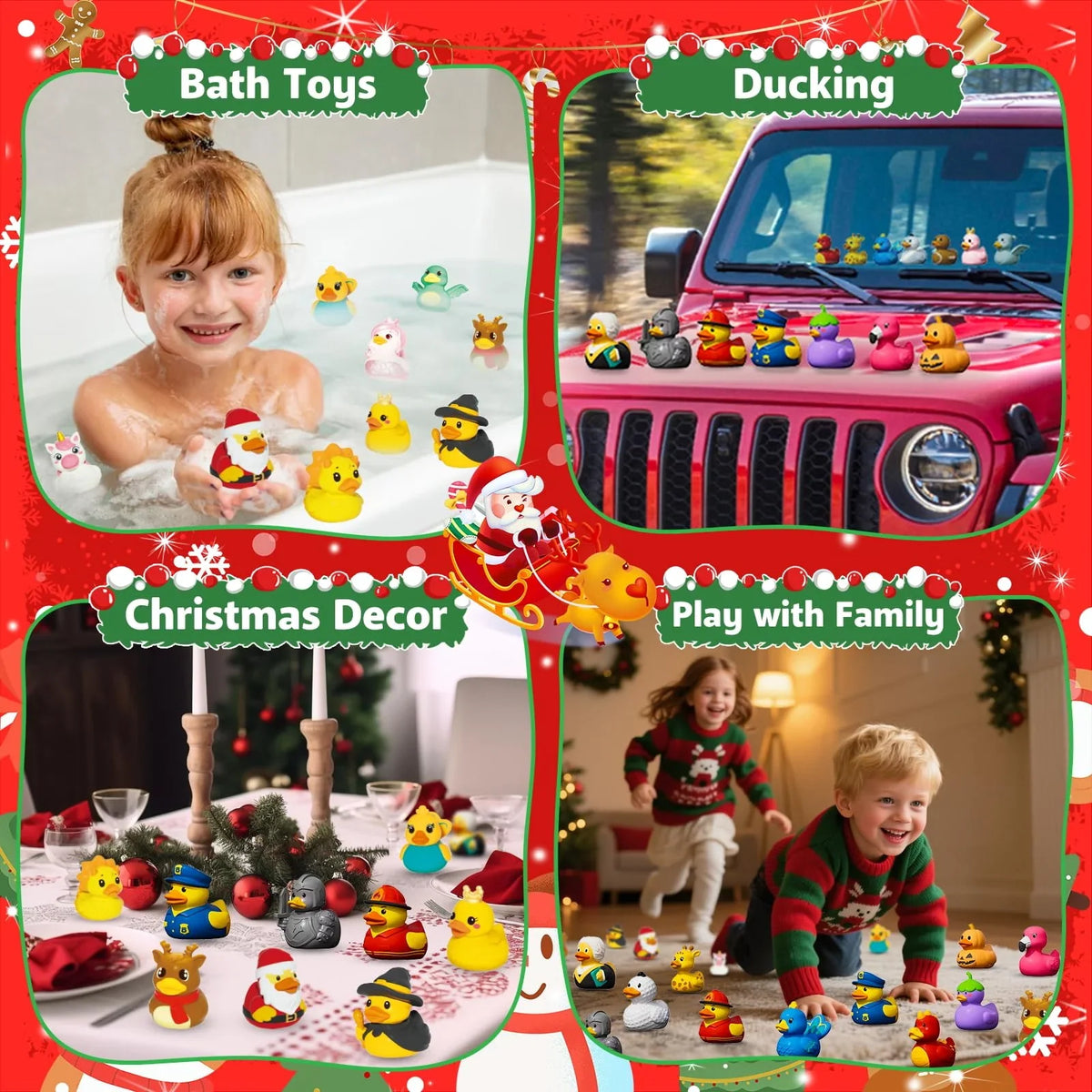 Rubber Duck Advent Calendar 24 Holiday Costumes