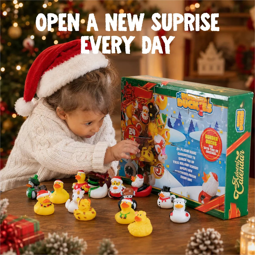 Rubber Duck Advent Calendar 24 Holiday Floating Ducks