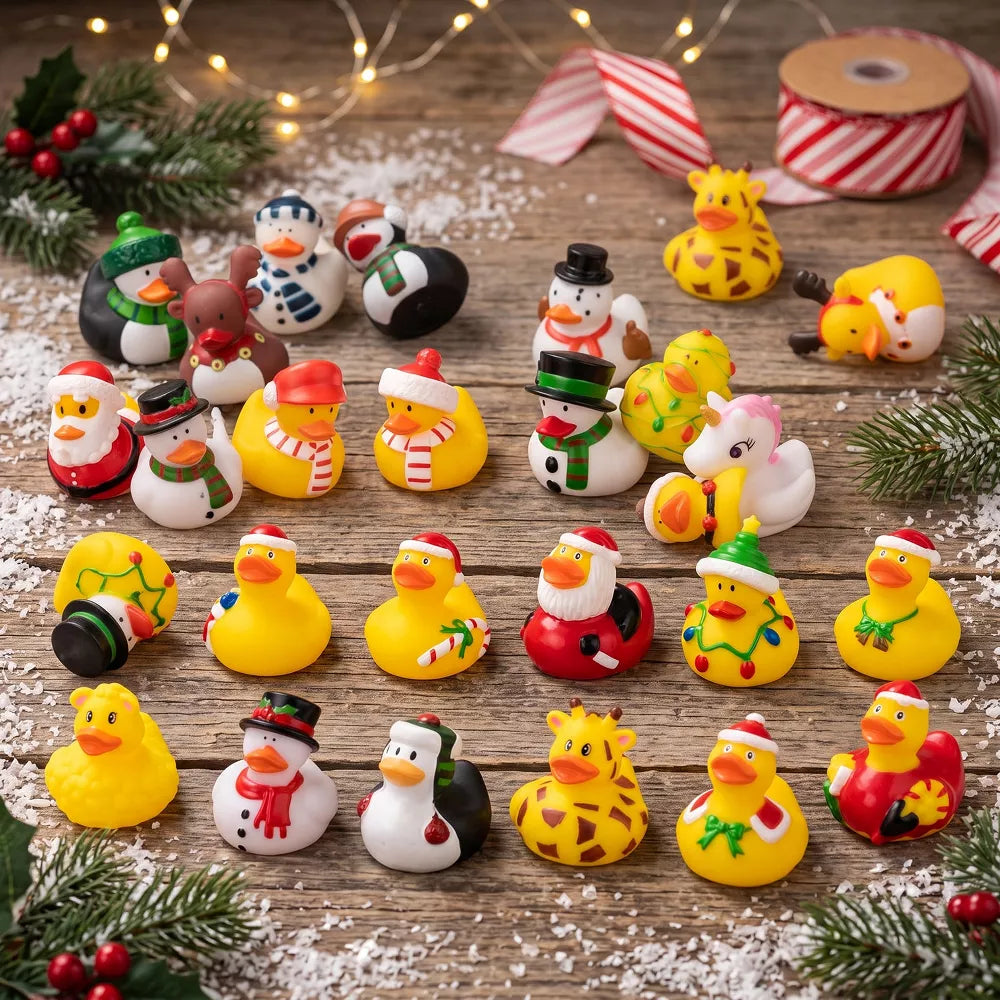 Rubber Duck Advent Calendar 24 Holiday Floating Ducks