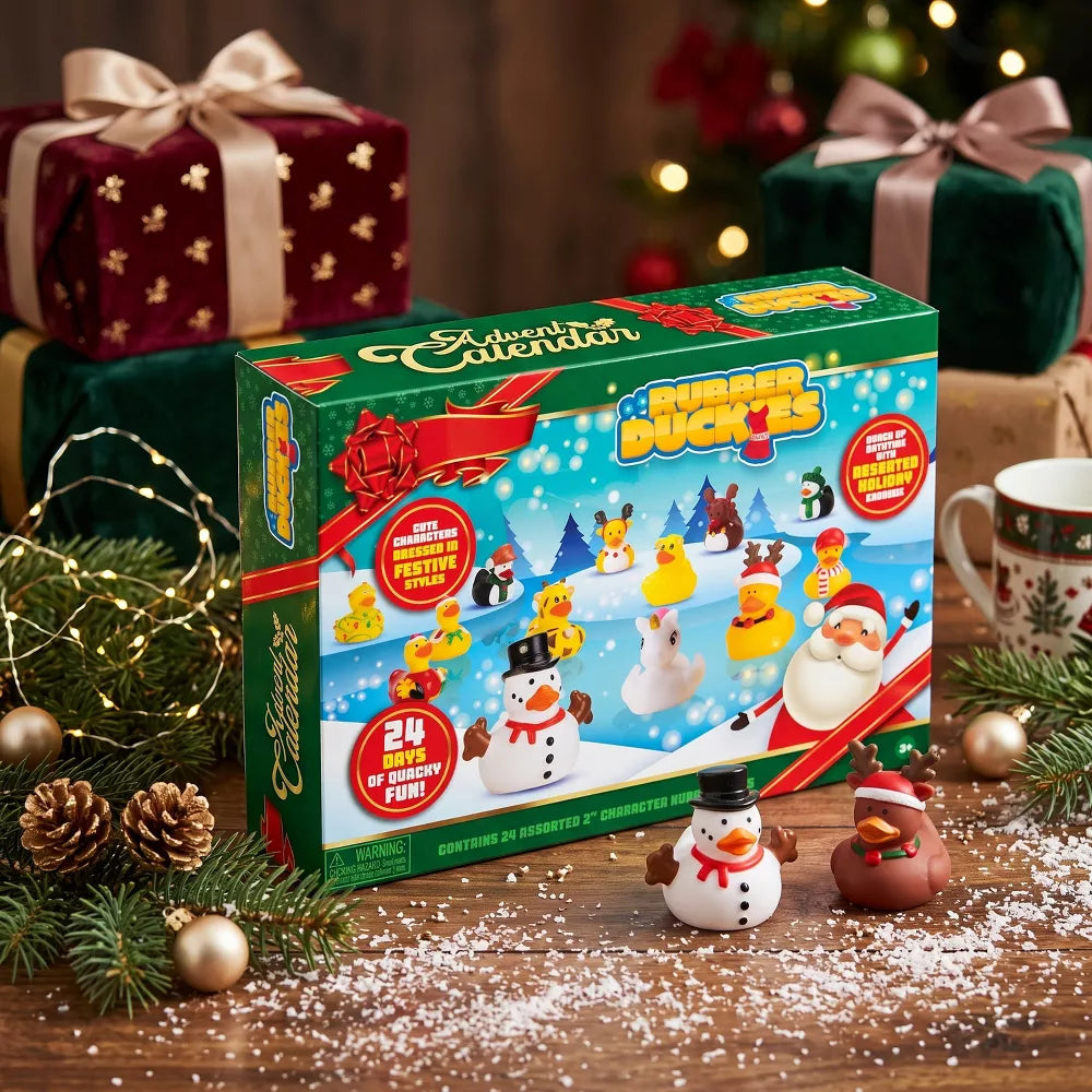 Rubber Duck Advent Calendar 24 Holiday Floating Ducks
