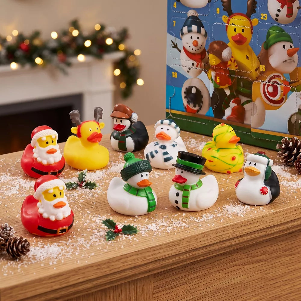 Rubber Duck Advent Calendar 24 Holiday Floating Ducks