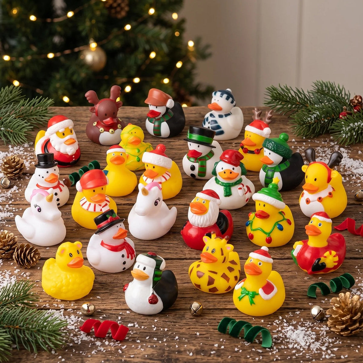 Rubber Duck Advent Calendar Floating Set of 24