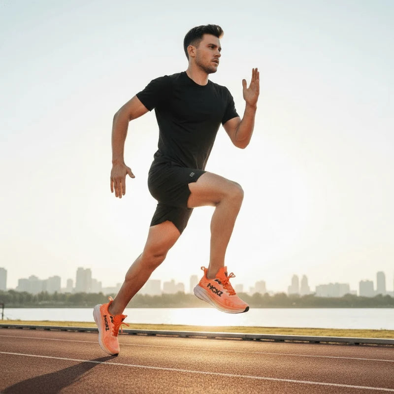Running Shoes Lightweight Cushioned Breathable Mesh Upper