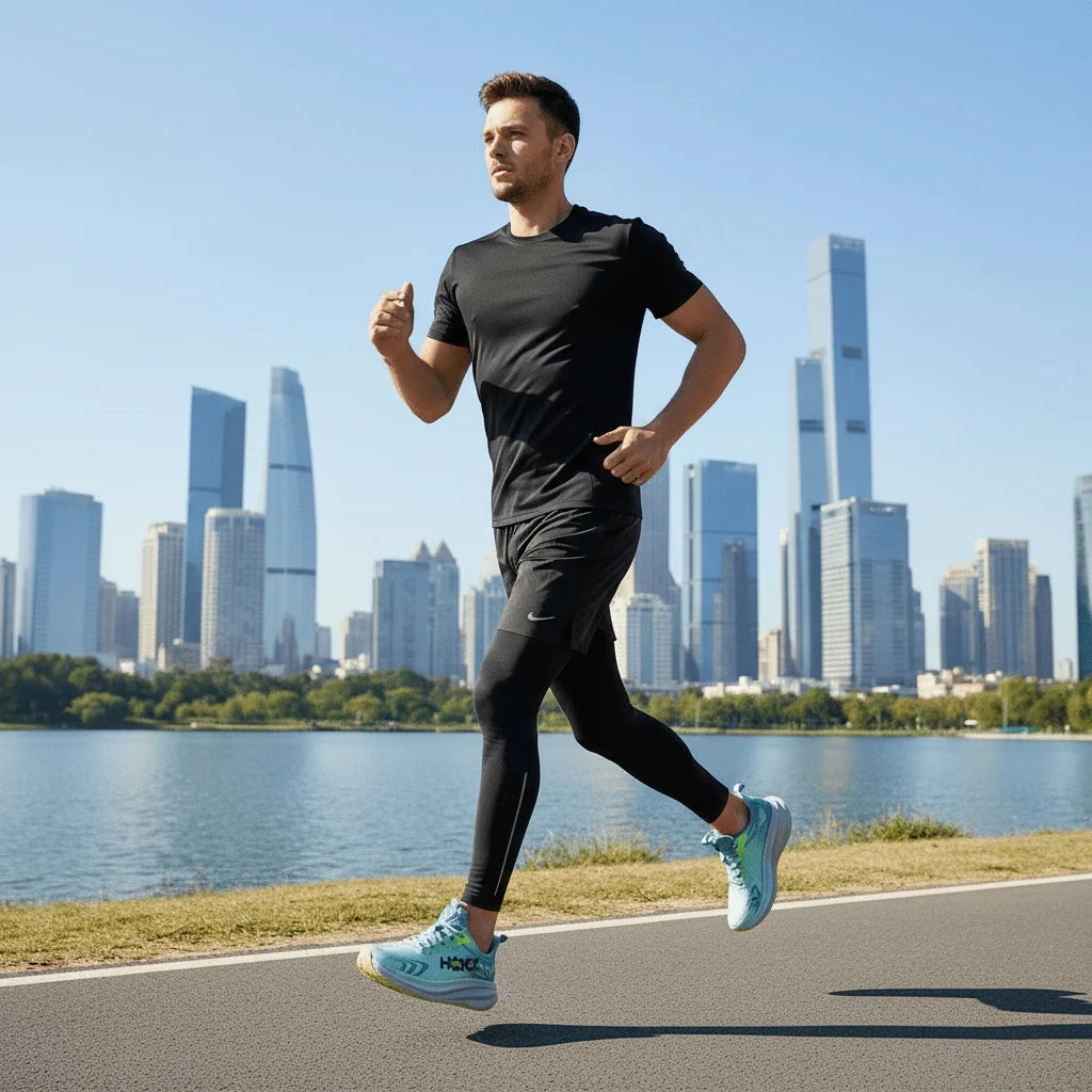Running Shoes Lightweight Cushioned Breathable Mesh Upper