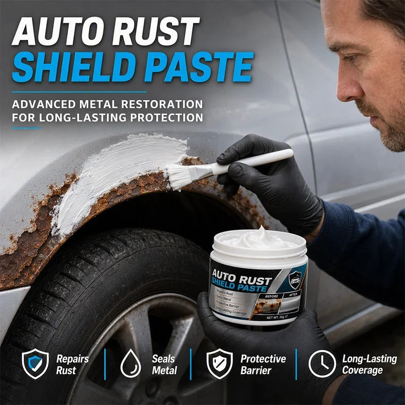 Rust Repair Paste All-Weather Non-Drip Brush Applicator