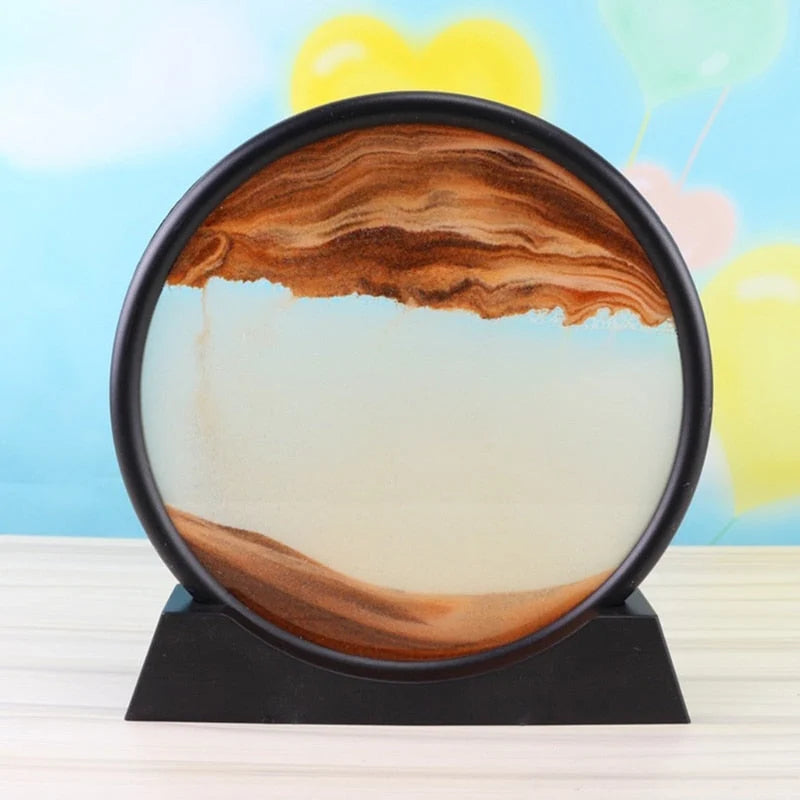 Sand Art Decor 3D Flowing Landscape Design