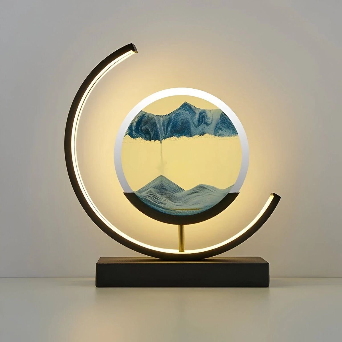 Sand Art Lamp Dimmable LED Remote Control Flowing Sand Design