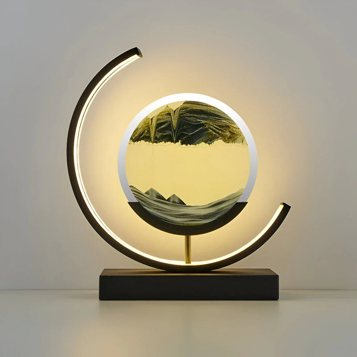 Sand Art Lamp Dimmable LED Remote Control Flowing Sand Design