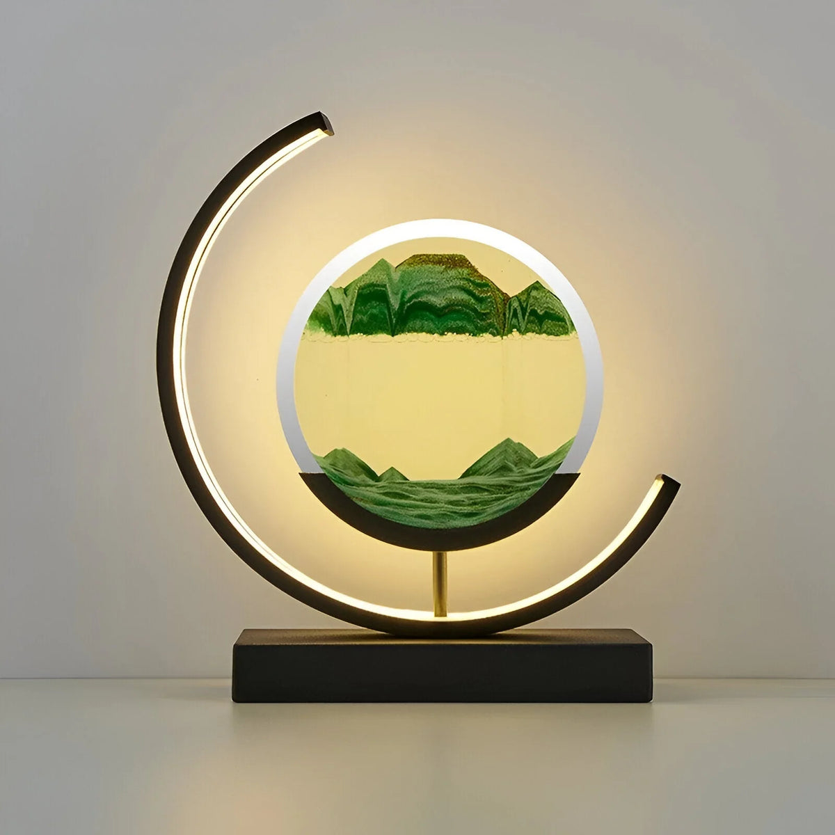 Sand Art Lamp Dimmable LED Remote Control Flowing Sand Design