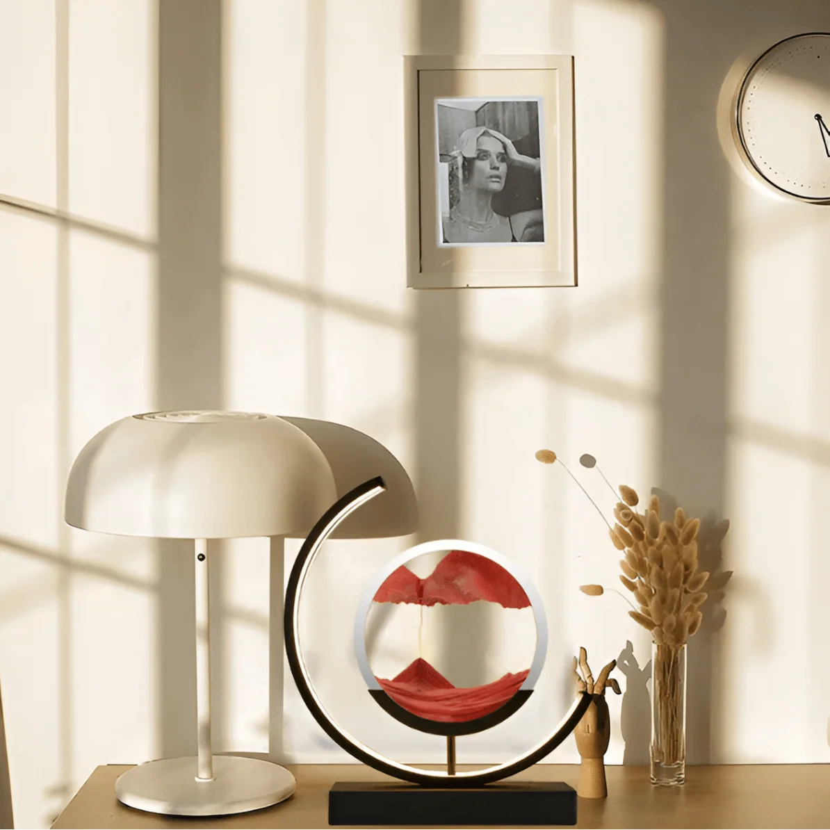 Sand Lamp Flowing Sand Dimmable Light