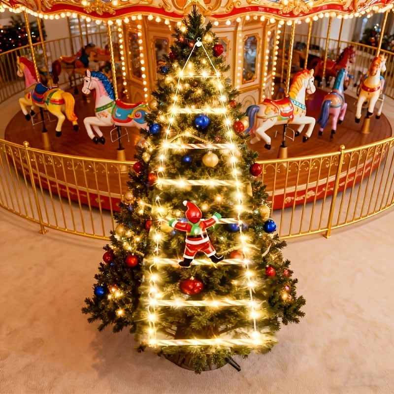 Santa Ladder Lights USB Powered 8 Lighting Modes