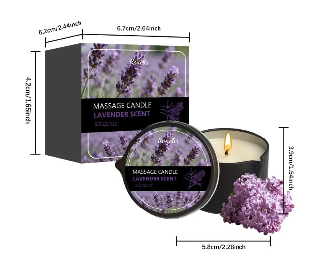 Scented Candle Lavender Relaxing Fragrance