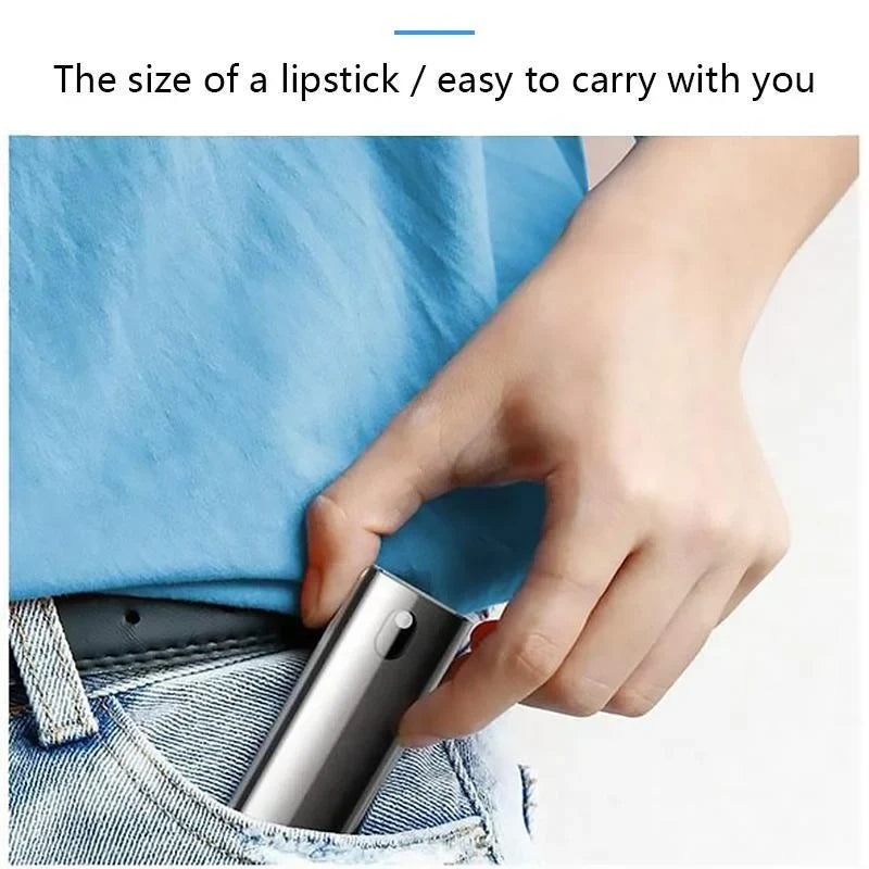 Screen Cleaner Portable Spray Bottle With Built-In Microfiber Pad