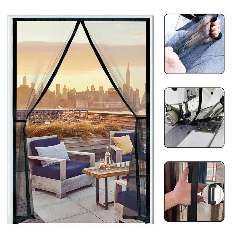 Screen Door Magnetic Auto-Close Pet & Child Safe