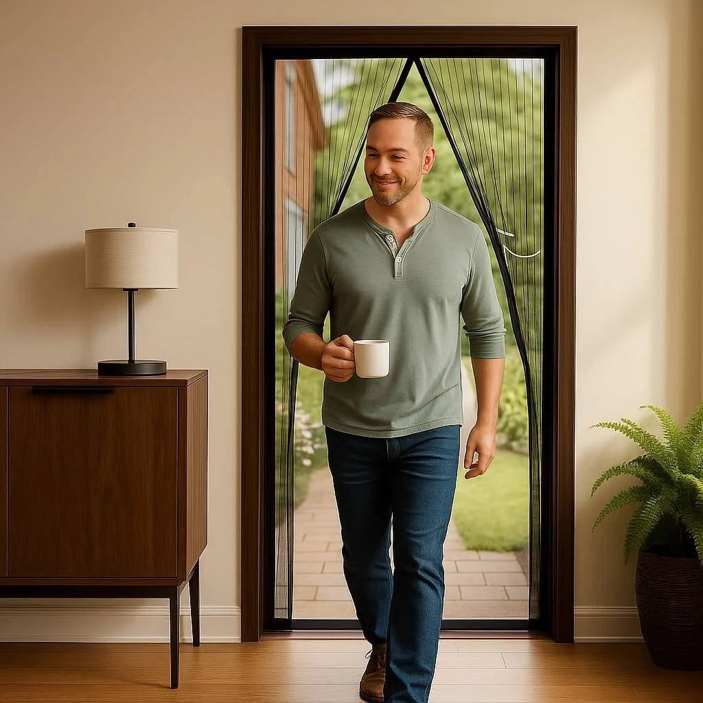 Screen Door Magnetic Auto-Close Pet & Child Safe