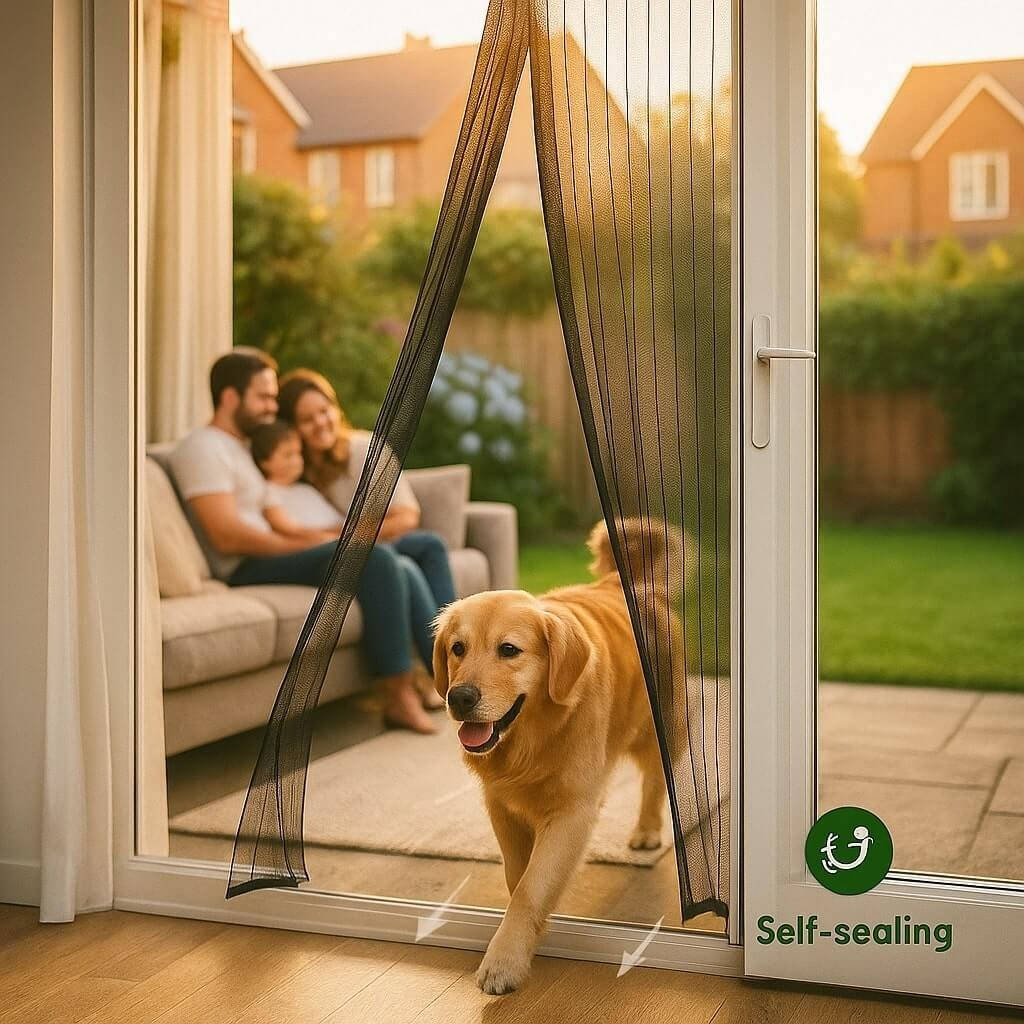 Screen Door Magnetic Auto-Close Pet & Child Safe