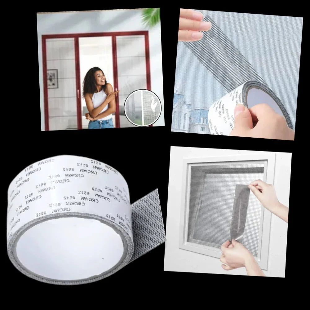 Screen Repair Tape Fiberglass Reinforced Waterproof Adhesive