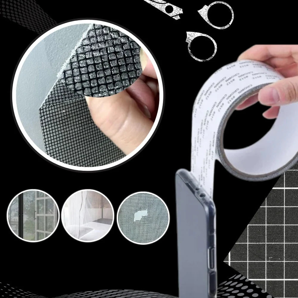Screen Repair Tape Fiberglass Reinforced Waterproof Adhesive