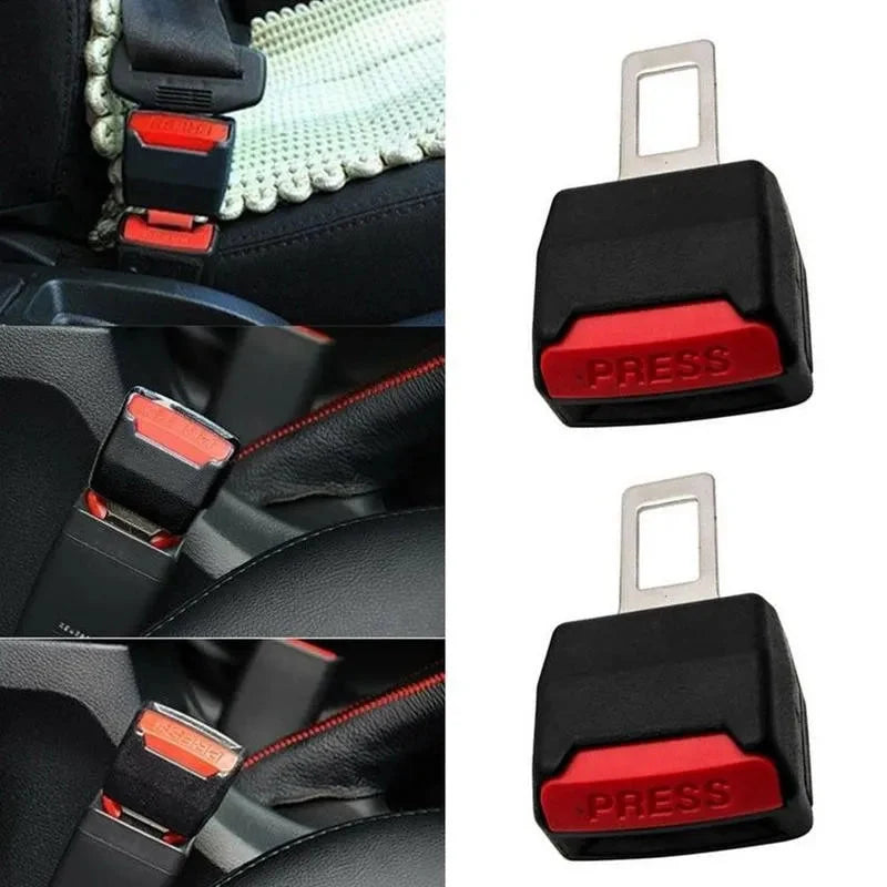 Seat Belt Alarm Silencer Inserts Set of 2 Tool-Free Installation