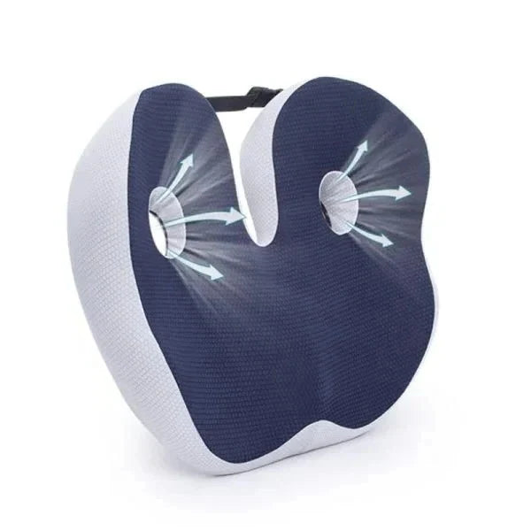 Seat Cushion Contoured Pressure Relief Adjustable Support Washable Cover