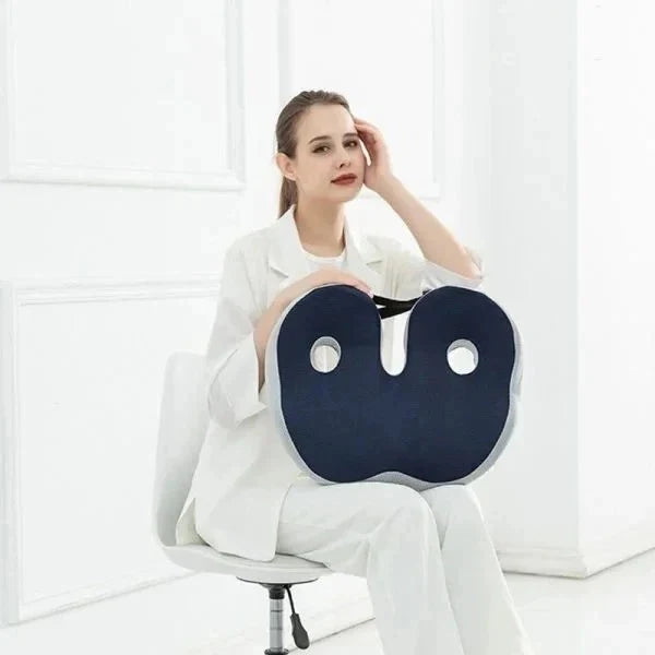 Seat Cushion Contoured Pressure Relief Adjustable Support Washable Cover