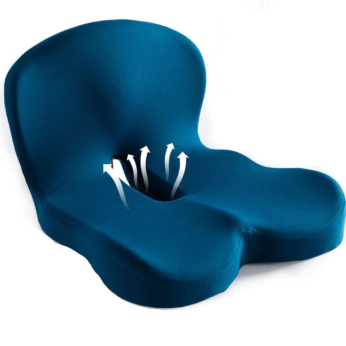 Seat Cushion Memory Foam Non-Slip & Machine-Washable Cover