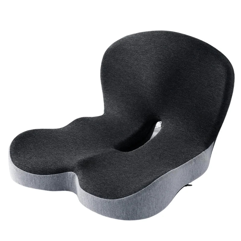 Seat Cushion Memory Foam Non-Slip & Machine-Washable Cover