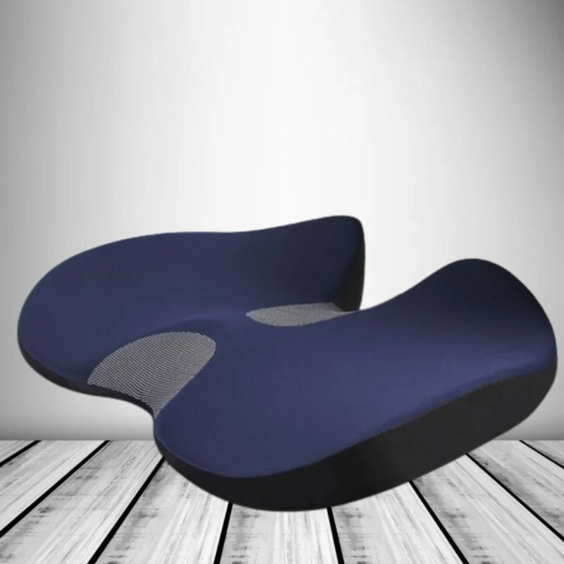 Seat Cushion Memory Foam U-Shaped Cutout Machine Washable Cover