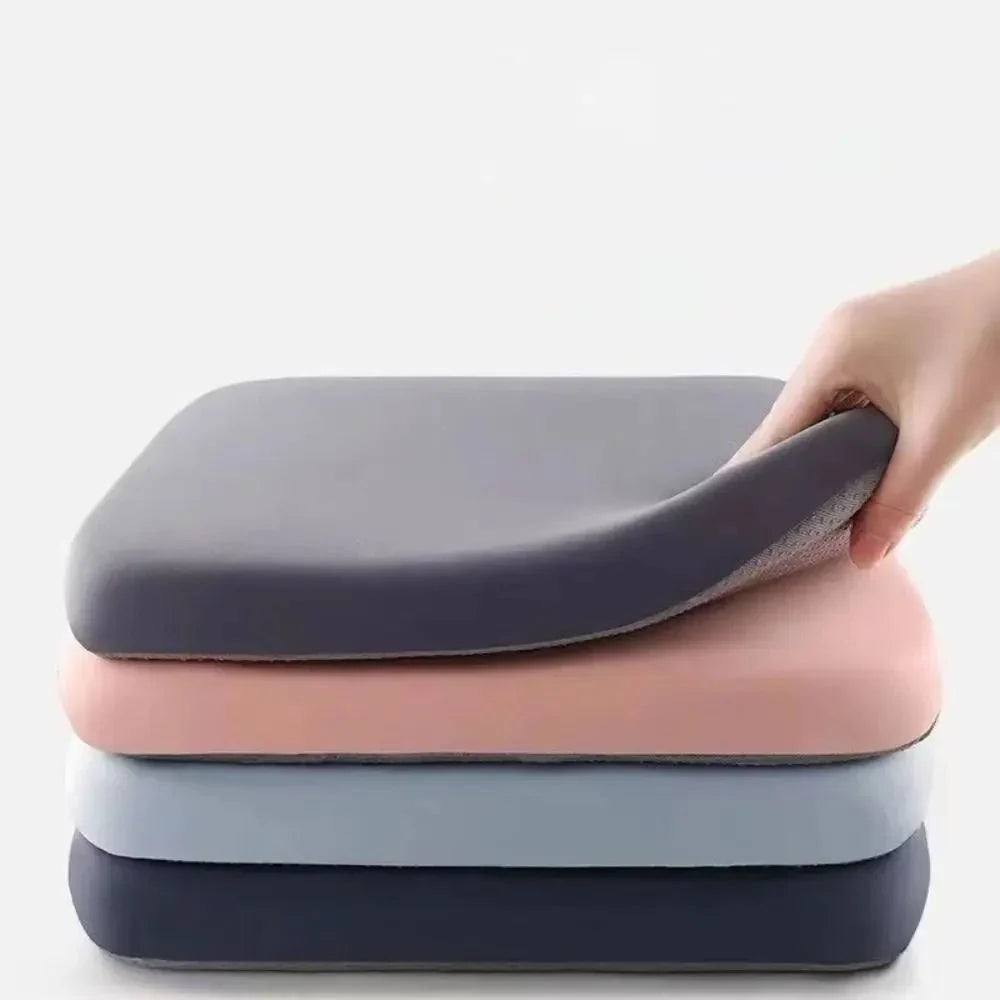 Seat Cushion Shape-Retaining Foam Non-Slip Base Removable Cover
