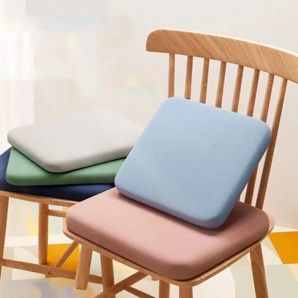 Seat Cushion Shape-Retaining Foam Non-Slip Base Removable Cover