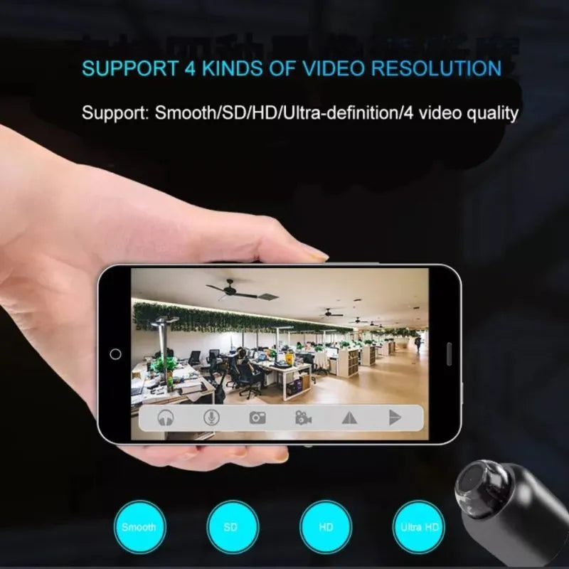 Security Camera 1080P HD Infrared Night Vision Motion Alerts