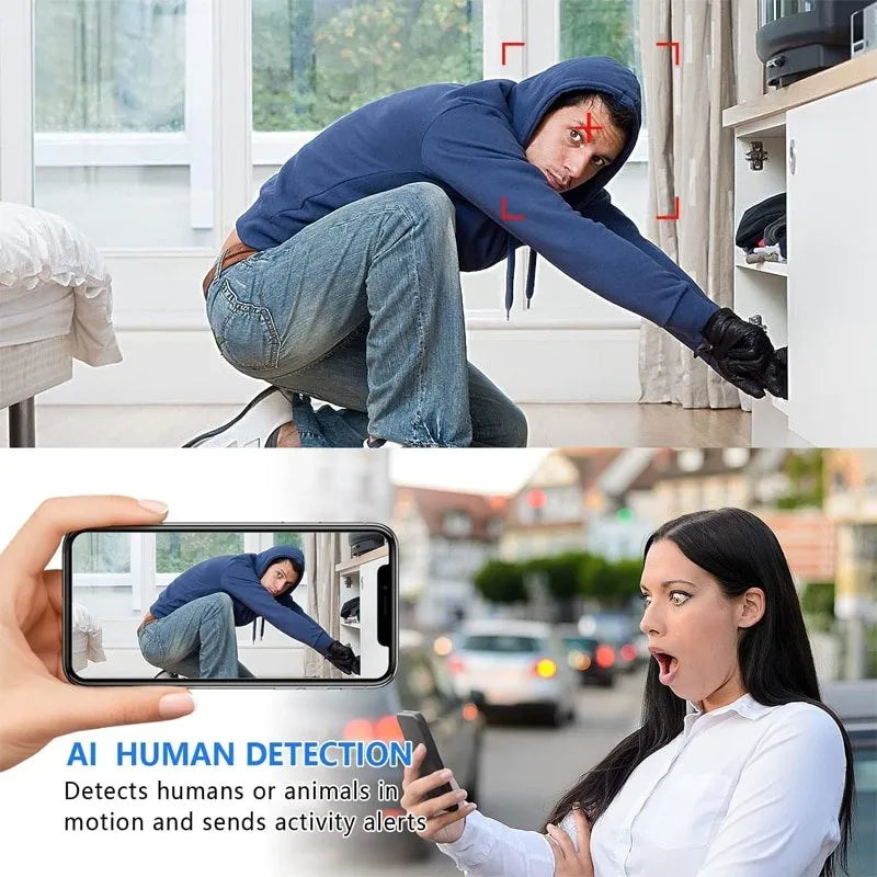 Security Camera 1080P HD Infrared Night Vision Motion Alerts
