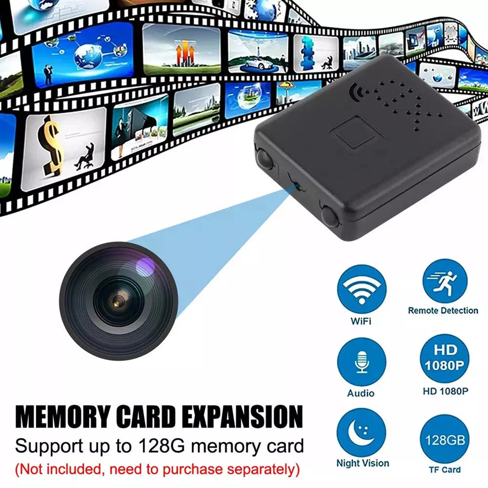 Security Camera 1080p Infrared Night Vision Motion-Activated Recording