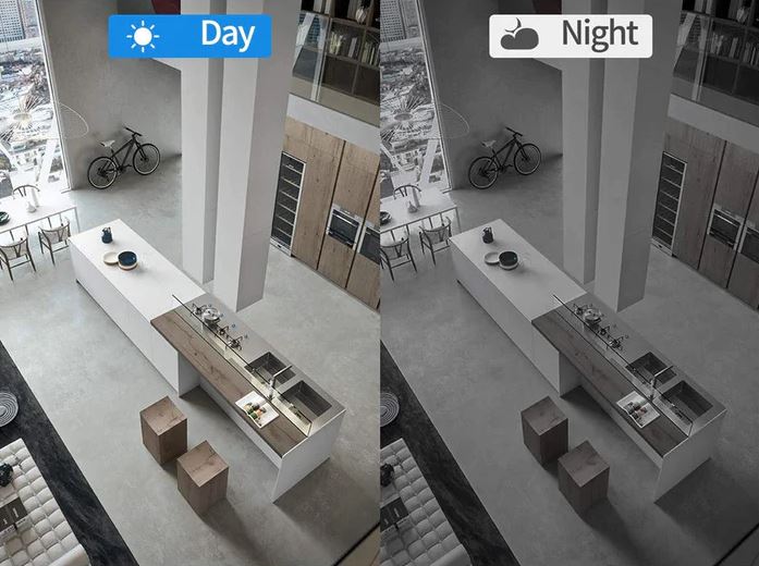 Security Camera 2-Pack Infrared Night Vision Motion Alerts