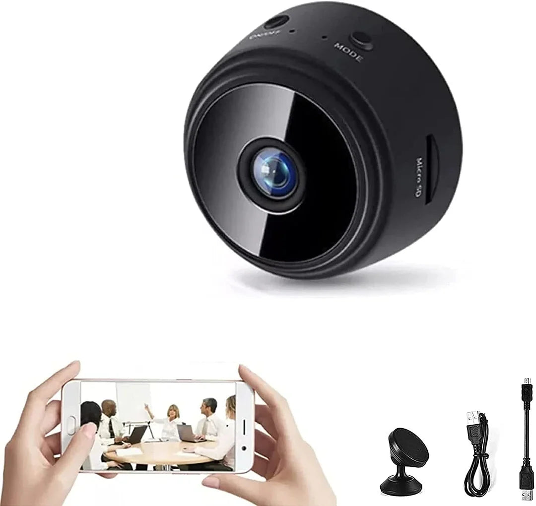 Security Camera Wi-Fi 1080p Magnetic Mount Night Vision