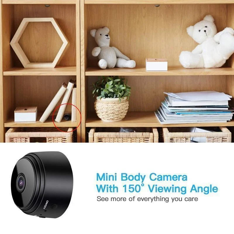 Security Camera Wi-Fi 1080p Magnetic Mount Night Vision