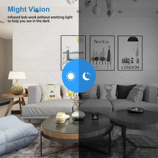 Security Camera WiFi Night Vision Smartphone Monitoring