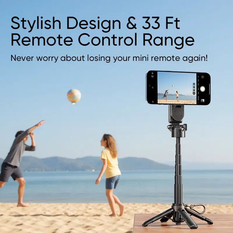 Selfie Stick Magnetic 360° Rotation Wireless Remote