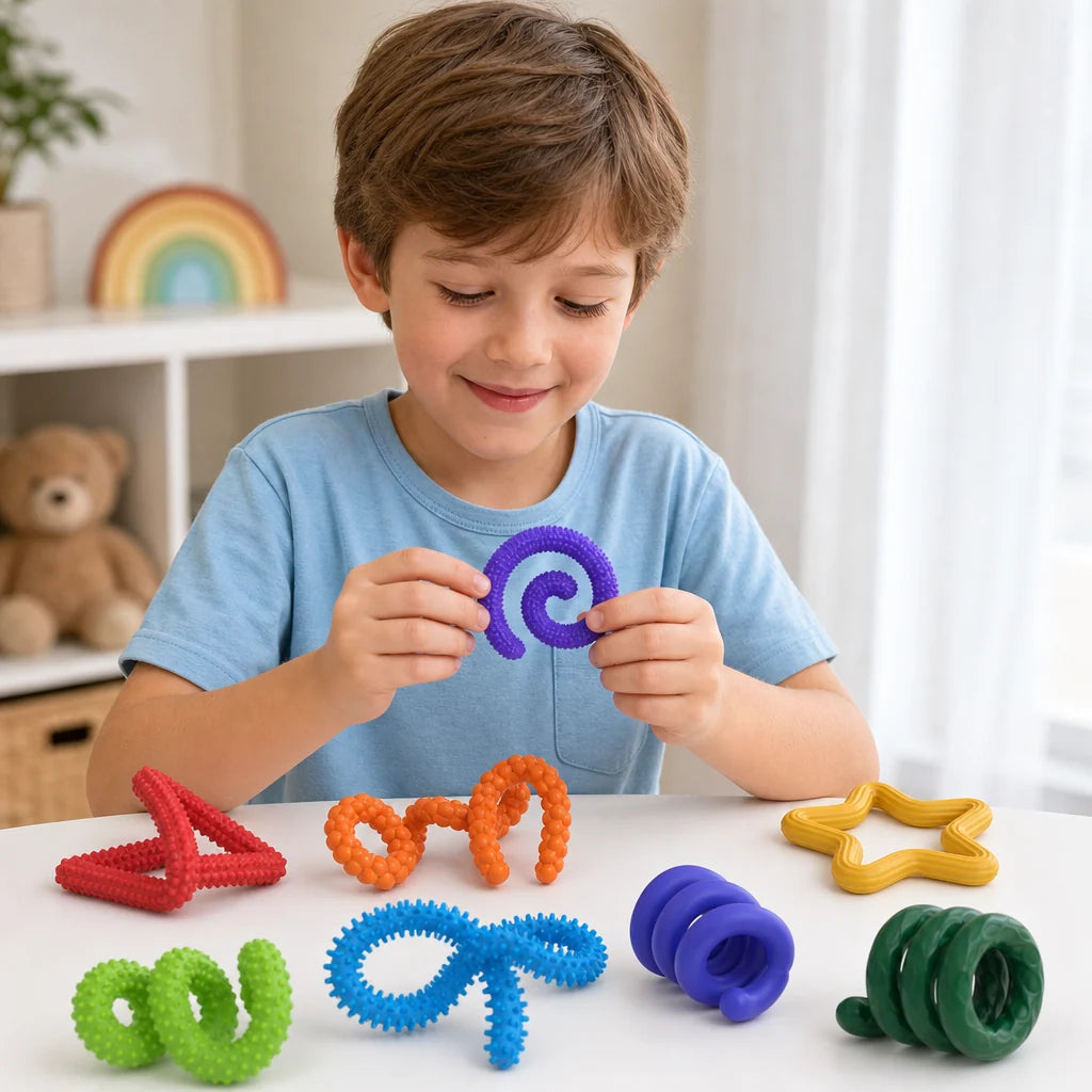 Sensory Fidget Sticks Flexible Twist & Bend Compact Lightweight