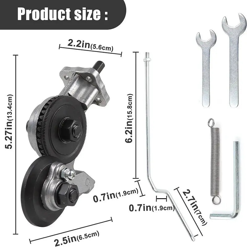 Sheet Metal Cutter Interchangeable Heads Fits Standard Drill Chucks
