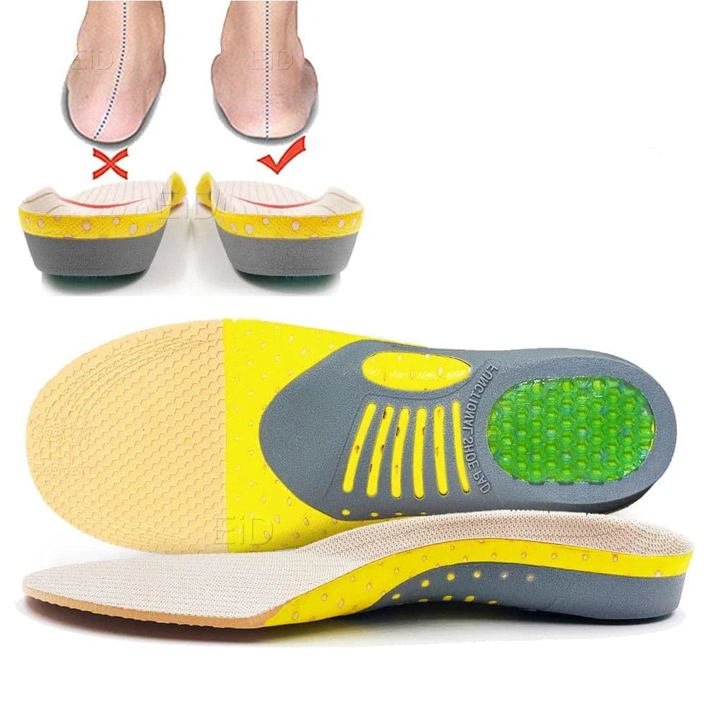 Shoe Insoles Arch Support Cushioning Trim-To-Fit Set of 2