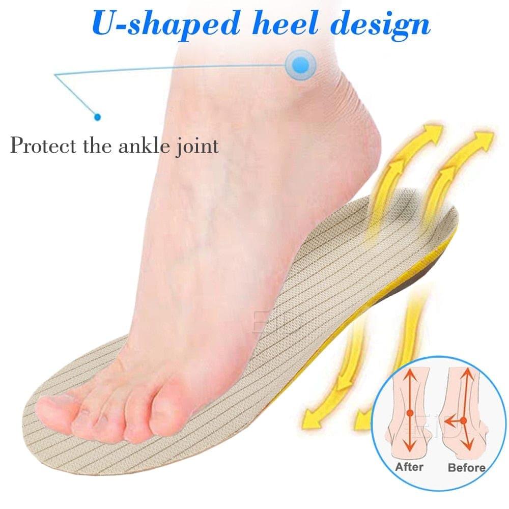 Shoe Insoles Arch Support Cushioning Trim-To-Fit Set of 2