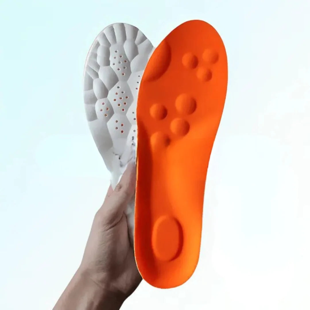 Shoe Insoles Contoured Arch Support Shock-Absorbing Foam