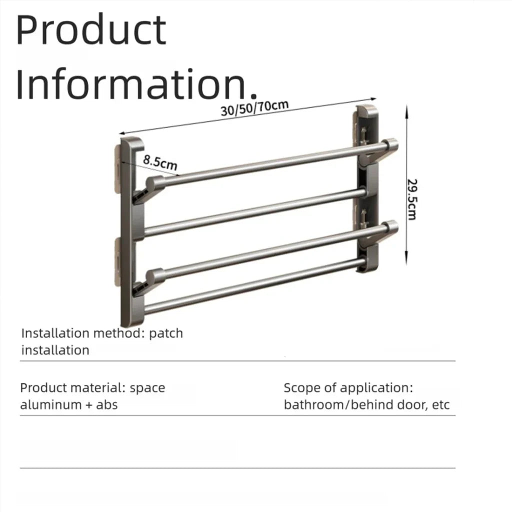 Shoe Rack Wall-Mounted With Integrated Drainage Space-Saving Design