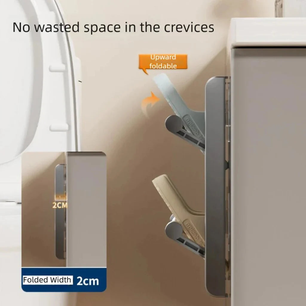 Shoe Rack Wall-Mounted With Integrated Drainage Space-Saving Design