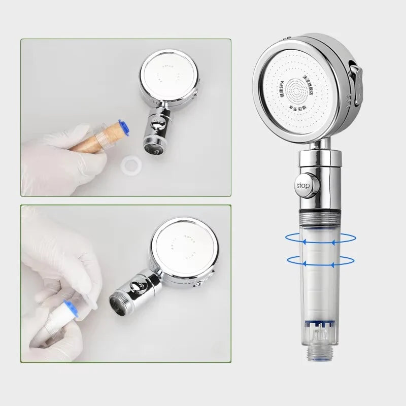 Shower Filter Cartridge Chlorine, Fluoride & Mineral Removal