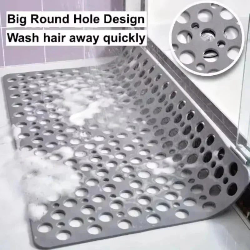 Shower Mat Square Non-Slip Suction Cup Base