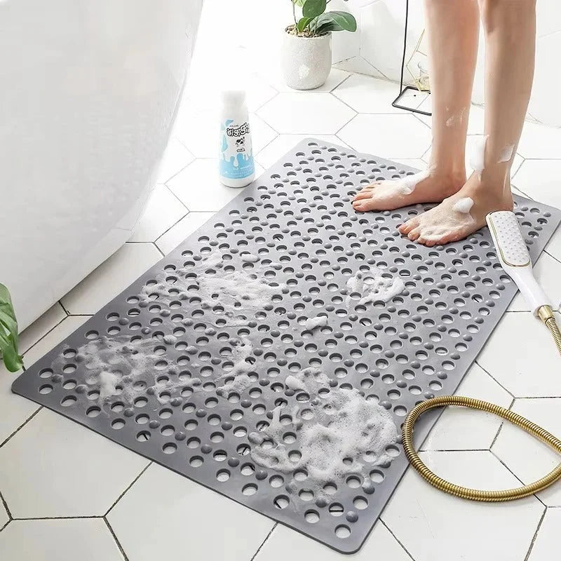 Shower Mat Square Non-Slip Suction Cup Base